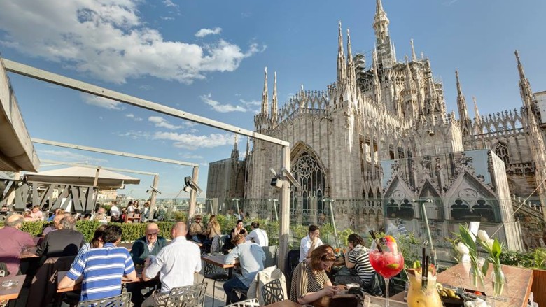 le guglie del Duomo come panorama