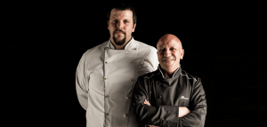 I due chef, il giovane Luca Benatti e il più esperto Rocco Sinisi