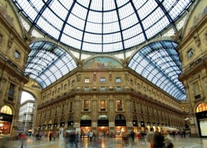 la galleria Vittorio Emanuele II