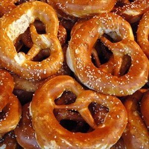 non possono mancare i bretzel