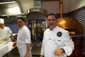 Il maestro pasticcere Sal De Riso nella sua pasticceria di Minori